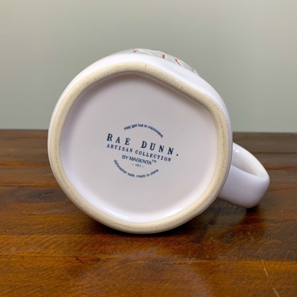 Rae Dunn “Let’s Kiss” Mug with Red Inside - Picture 6 of 7